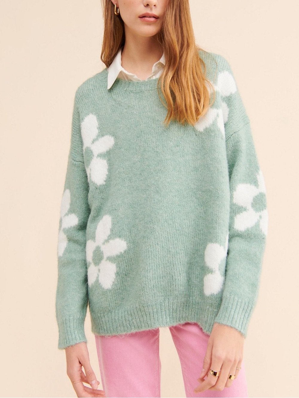 Anthropologie Daisy Knitted Sweater